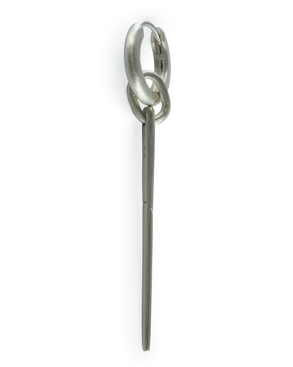 2135-5-MA_Parts of Four Hoop Earring v2 (Extra Small, Mini Spike) – Matte Sterling Silver