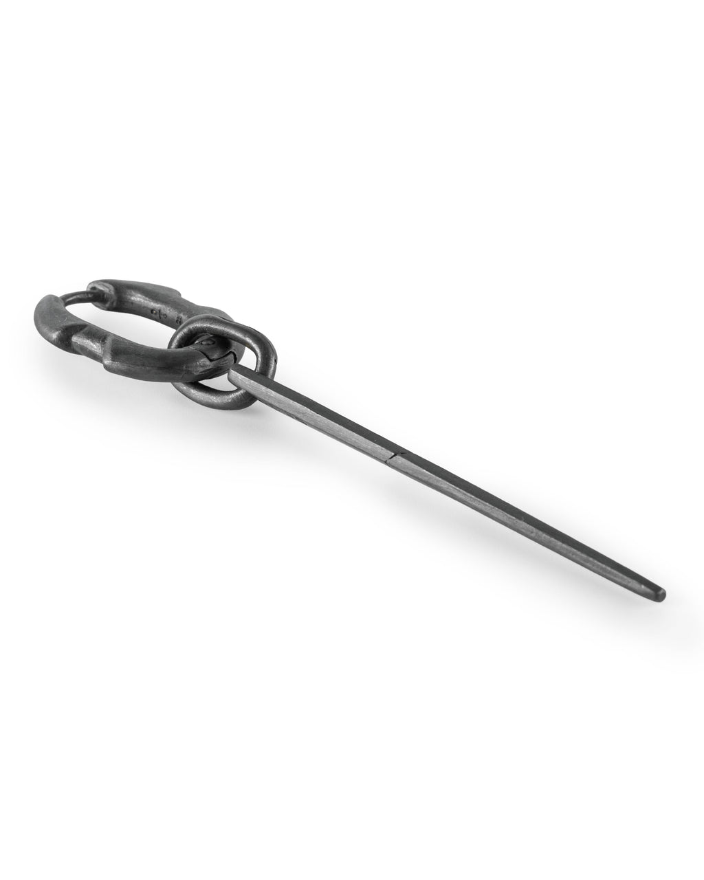 2135-6-KA_Parts of Four Deco Earring (Extra Small, Mini Spike) – Black Sterling