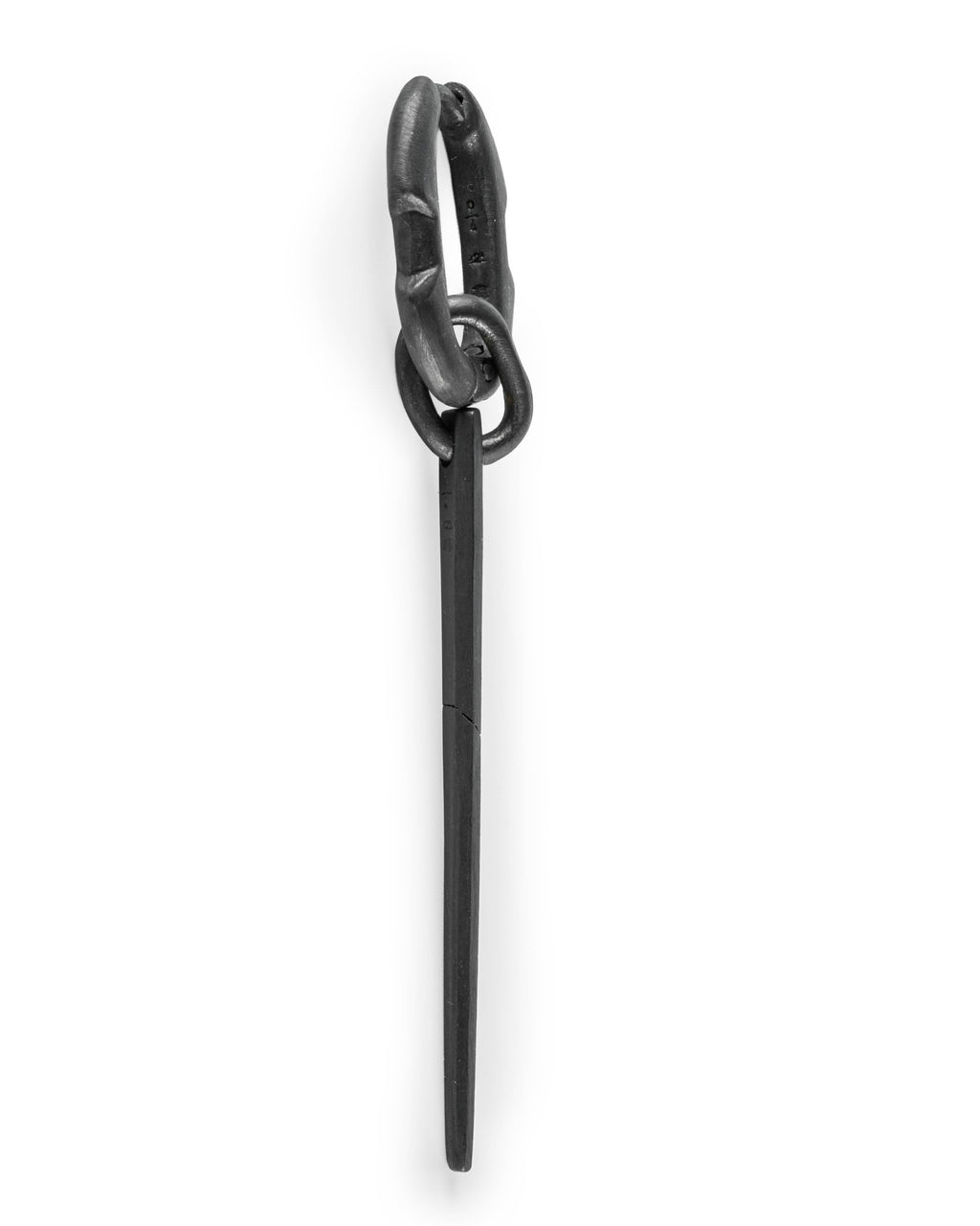 2135-6-KA_Parts of Four Deco Earring (Extra Small, Mini Spike) – Black Sterling