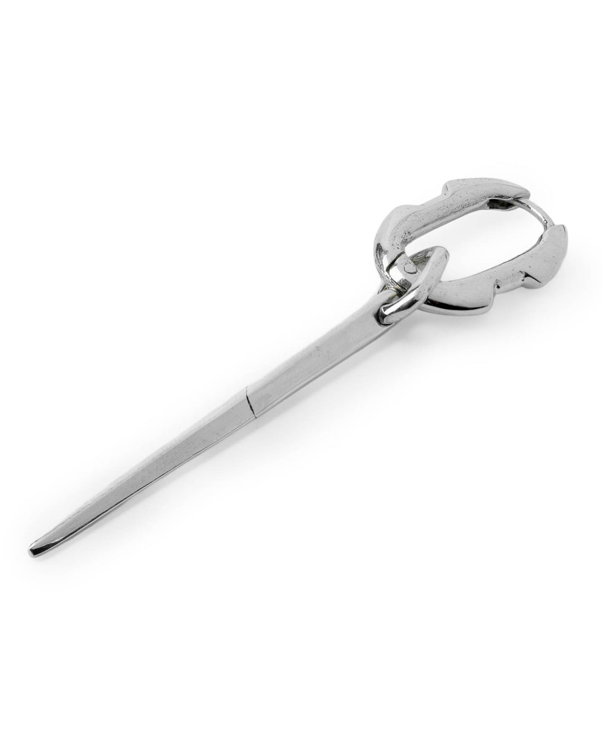 2135-6-PA_Parts of Four Deco Earring (Extra Small, Mini Spike) – Polished Sterling Silver