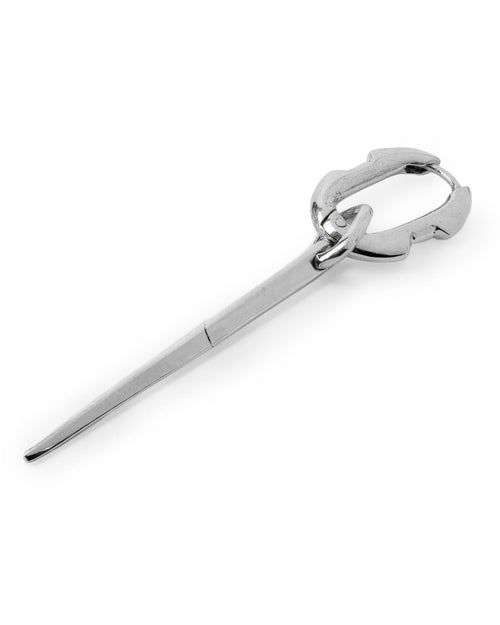 2135-6-PA_Parts of Four Deco Earring (Extra Small, Mini Spike) – Polished Sterling Silver