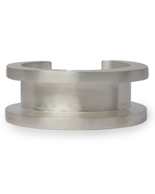 302-1-MA-XS_Parts of Four Crescent Channel Bracelet (30mm) – Matte Sterling Silver