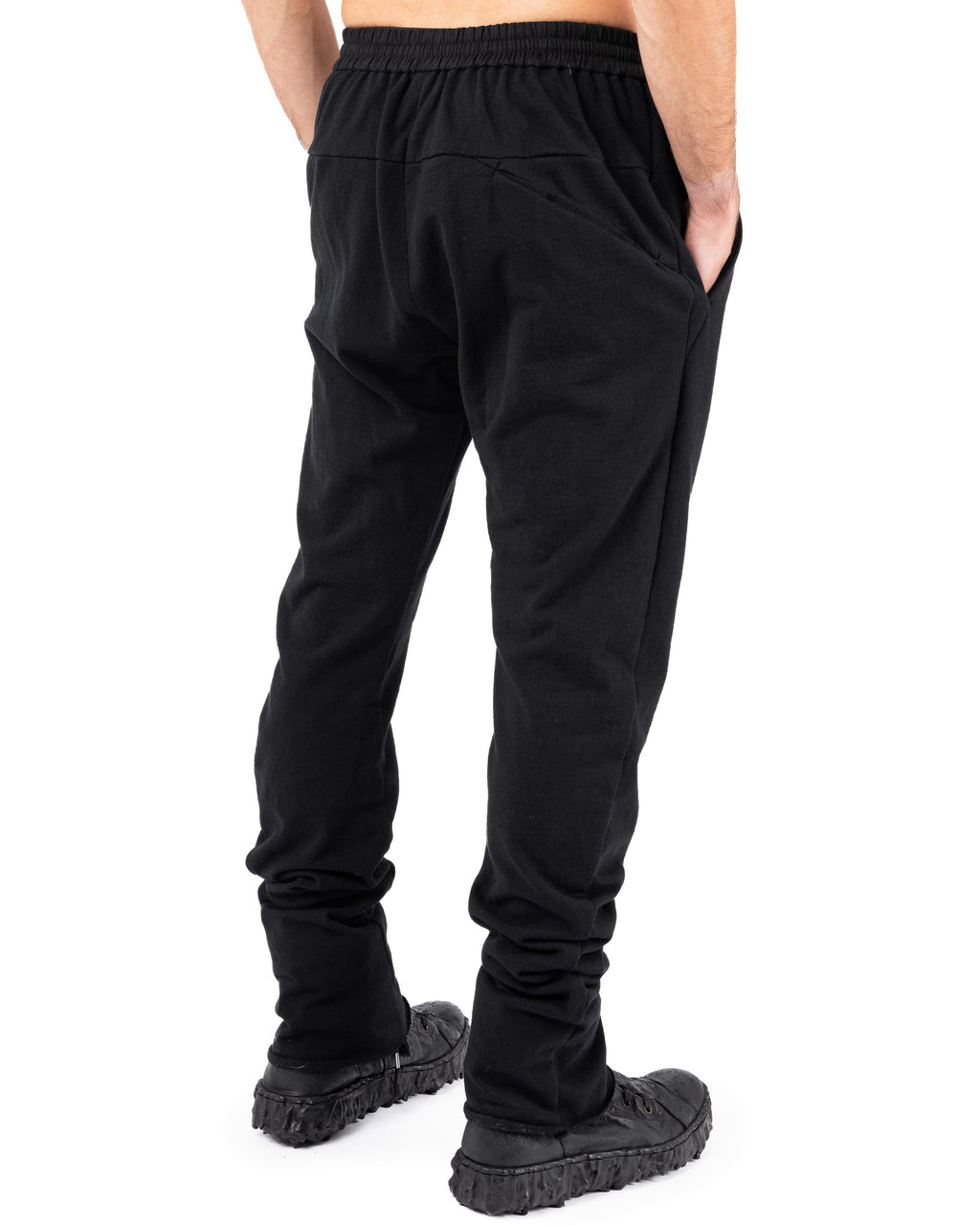 Cotton Woven Pants – Black | DEVOA | MONOLYT