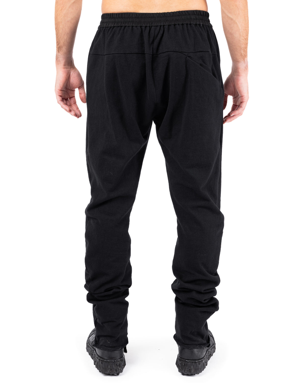 Cotton Woven Pants – Black | DEVOA | MONOLYT
