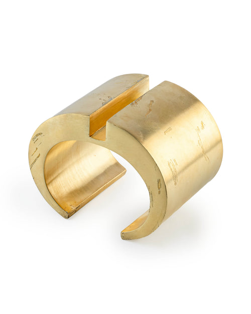 802-8-AG-M_Parts of Four Crescent Rift Bracelet 60mm – Acid Gold
