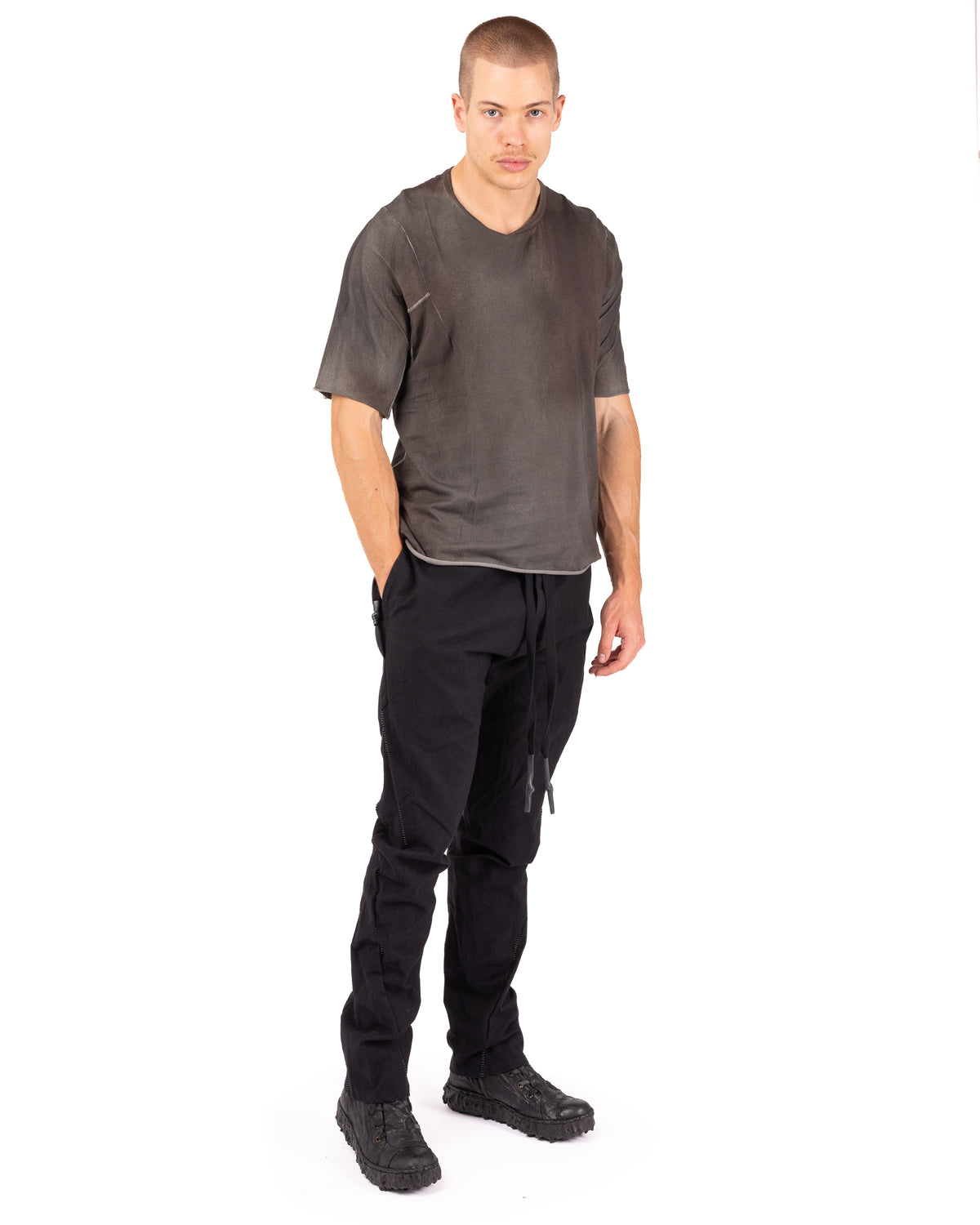 T-Shirt LOYAL T von 69 BY Isaac Sellam in Chrome-Agnon
