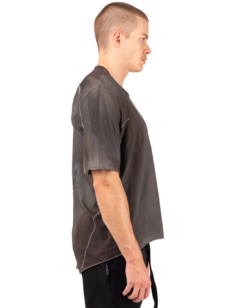 T-Shirt LOYAL T von 69 BY Isaac Sellam in Chrome-Agnon