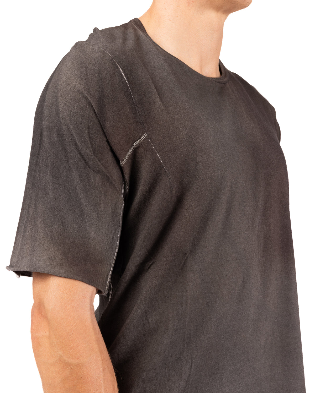 T-Shirt LOYAL T von 69 BY Isaac Sellam in Chrome-Agnon