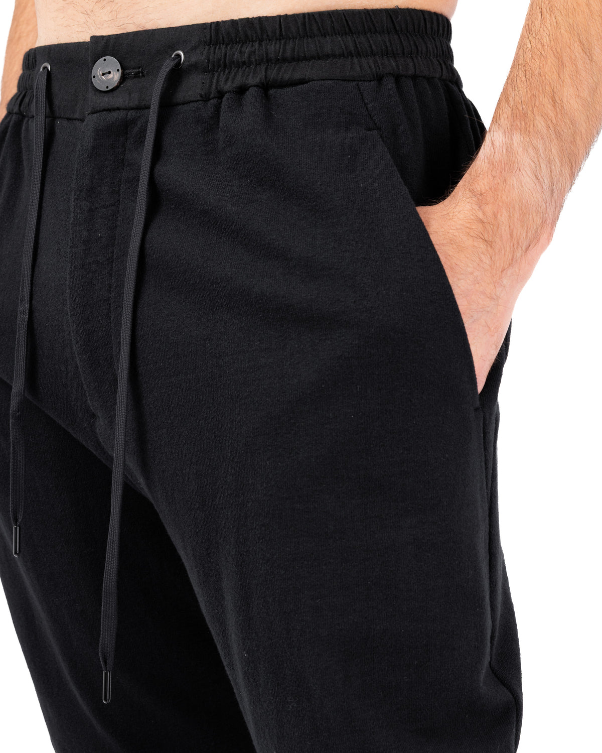 Cotton Woven Pants – Black | DEVOA | MONOLYT