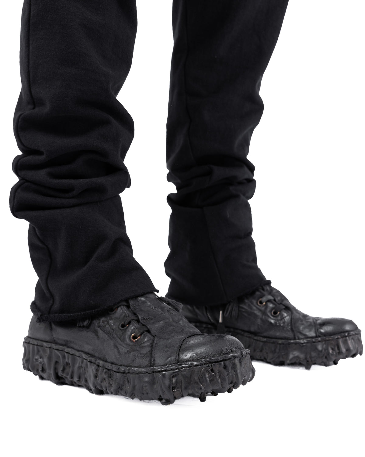Cotton Woven Pants – Black | DEVOA | MONOLYT