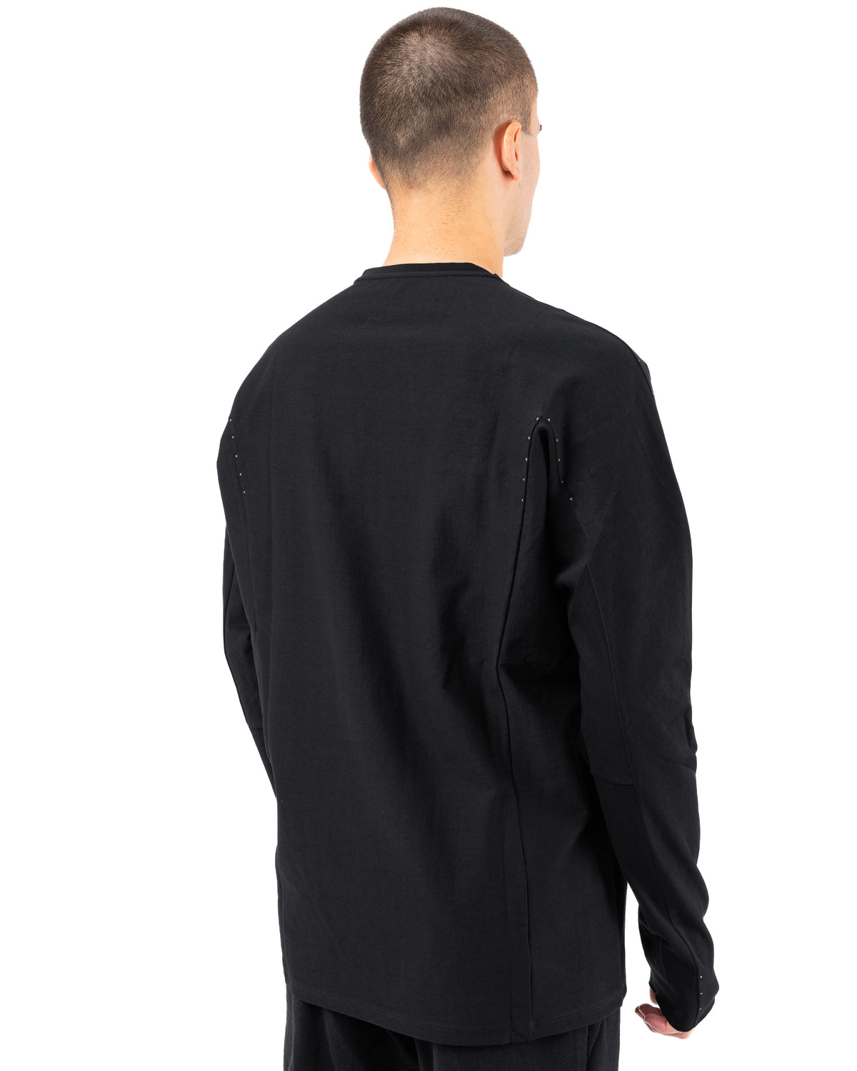 Long Sleeve Cotton Jersey – Black | DEVOA | MONOLYT