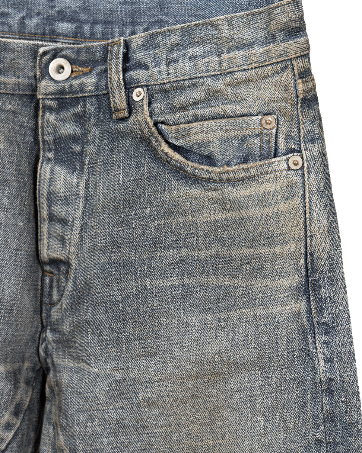 DRKSHDW Rick Owens Denim Pants Kurdt Krist Wash