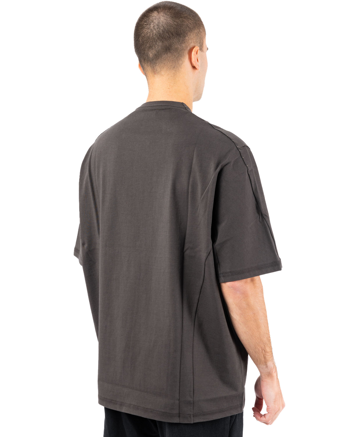 Short Sleeve Japanese Cotton Jersey – Army Gray | DEVOA | MONOLYT