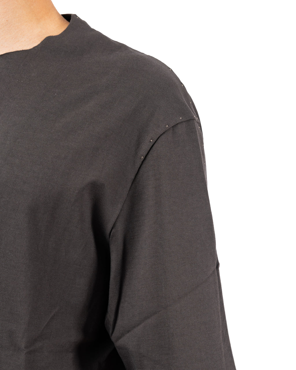 Short Sleeve Japanese Cotton Jersey – Army Gray | DEVOA | MONOLYT