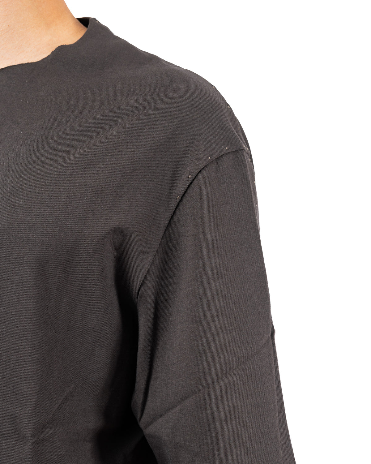 Short Sleeve Japanese Cotton Jersey – Army Gray | DEVOA | MONOLYT