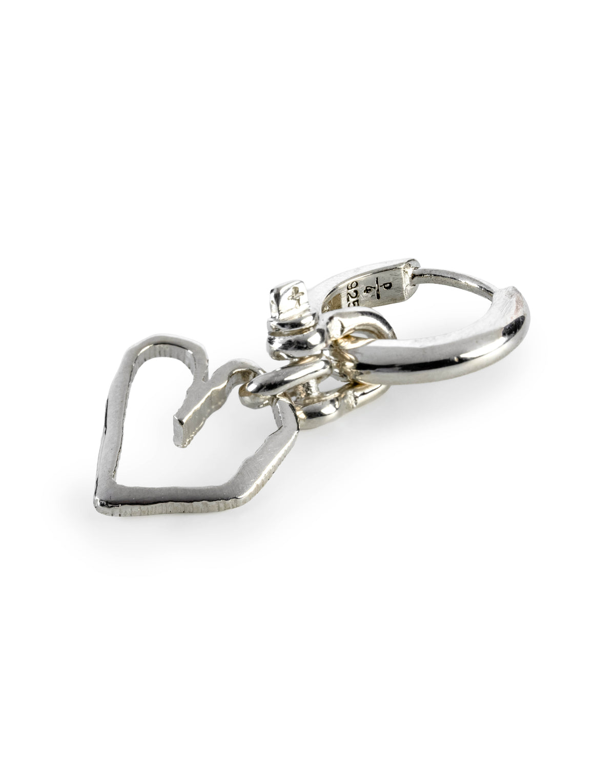 Z2335-7-PA_ Jazz's Heart Earring (Extra Small) von Parts of Four 